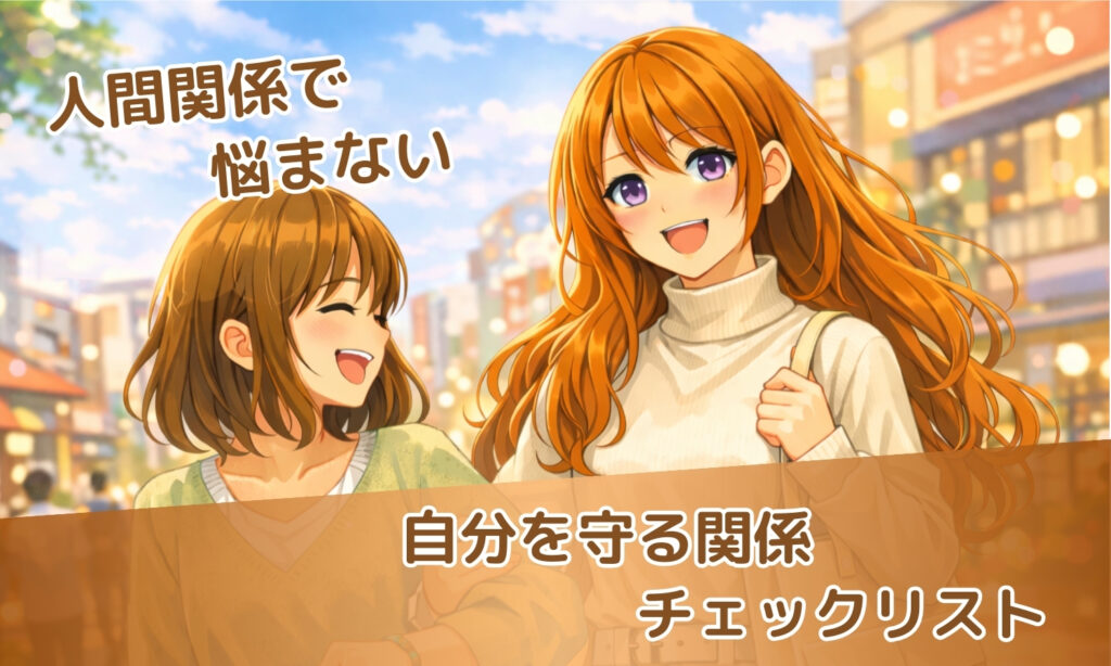 自分を守る関係チェックリスト