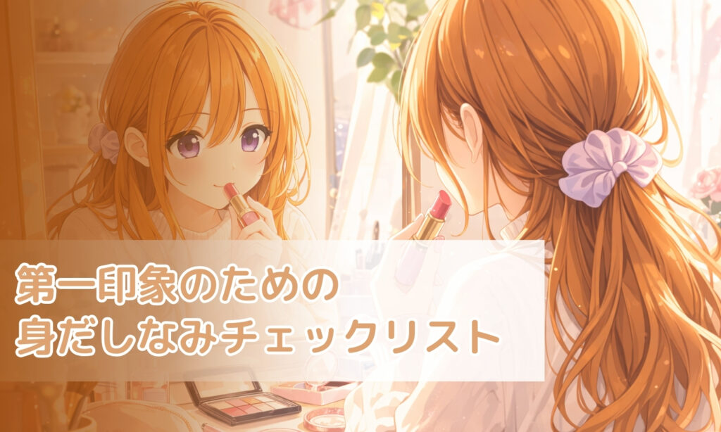 第一印象のための身だしなみチェックリスト