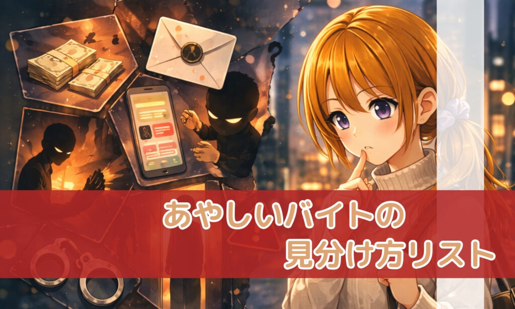 あやしいバイトの見分け方リスト