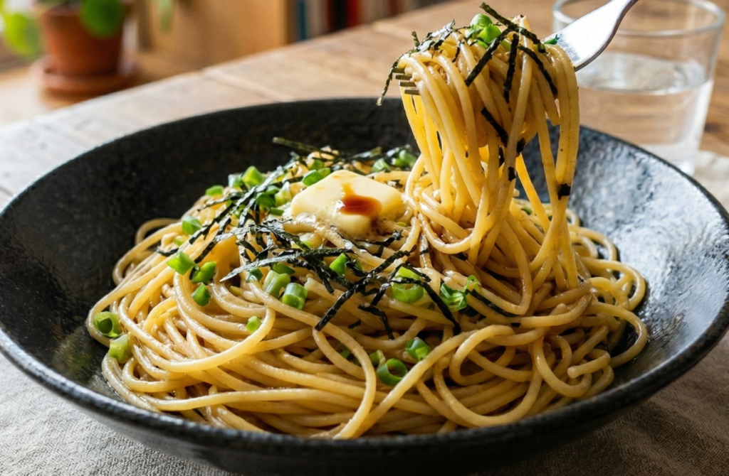 バター風味しょうゆパスタ