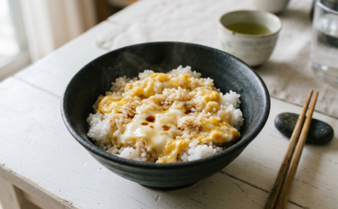 レンジたまごごはん